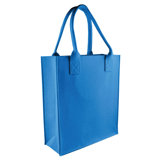 Fruition Felt Tote Bags Royal Blue